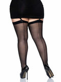 Sheer Backseam Nylon Stockings – Lightweight Vintage Style Women's Hosiery