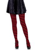 Women's Nylon Striped Tights – Bold Opaque Novelty Hosiery