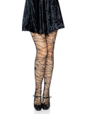 Distressed Fishnet Pantyhose – Edgy Ripped Net Tights for Costumes & Everyday Style