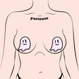 Cute White Ghost Nipple Pasties | Waterproof Halloween Costume Pasties