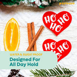 Red & White Holiday Heart Nipple Covers – Festive Adhesive Christmas Pasties