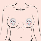Scary Halloween Hockey Mask Nipple Pasties – Waterproof Adhesive Costume Nipple Covers