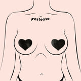 Liquid Heart Nipple Covers – Glossy Adhesive Heart Pasties for Festivals & Parties