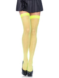 Women's Nylon Fishnet Thigh High Stockings | Breathable Fishnet Hosiery