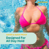 Neon Pink & Purple Glitter Mermaid Shell Pasties | Waterproof Reusable Seashell Nipple Covers
