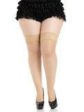 Stay Up Sheer Thigh High Stockings with Lace Top | Elegant Women's Hosiery
