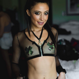 Green Camo Cross Nipple Pasties – Camouflage Adhesive Covers for Festivals & Costumes