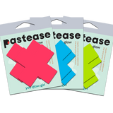 Glow in the Dark Neon Cross Nipple Covers – Adhesive Festival & Rave Pasties