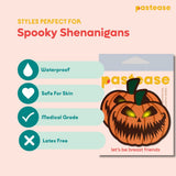 Terrifying Halloween Jack O’ Lantern Pumpkin Nipple Pasties | Waterproof Adhesive Breast Cover