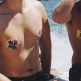 Freedom Eagle Diamond Tattoo Adhesive Nipple Pasties – Glitter Eagle Festival Breast Covers
