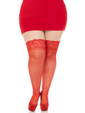 Stay Up Sheer Thigh High Stockings with Lace Top | Elegant Women's Hosiery