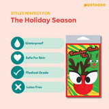 Christmas Reindeer Boob Kit Pasties – Rudolph Eyes, Nose & Antler Nipple Covers | Festive Holiday Costume Accessory