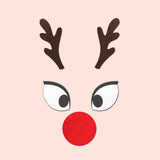 Christmas Reindeer Boob Kit Pasties – Rudolph Eyes, Nose & Antler Nipple Covers | Festive Holiday Costume Accessory