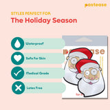 Santa Head Christmas Nipple Pasties – Waterproof Holiday Adhesive Nipple Covers