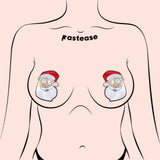 Santa Head Christmas Nipple Pasties – Waterproof Holiday Adhesive Nipple Covers