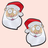 Santa Head Christmas Nipple Pasties – Waterproof Holiday Adhesive Nipple Covers