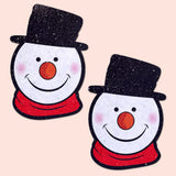 Snowman Nipple Pasties | Waterproof Holiday Christmas Nipple Covers