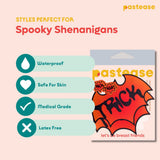 Vamp Blood Orange Halloween Trick or Treat Bat Nipple Pasties