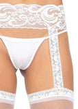 Sheer Thigh High Stockings with Lace Top | Elegant Women's Hosiery