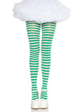 Women's Nylon Striped Tights – Bold Opaque Novelty Hosiery