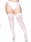 Stay Up Sheer Thigh High Stockings with Lace Top | Elegant Women's Hosiery