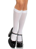 Women's Nylon Opaque Knee High Socks – Soft Comfortable Everyday Hosiery