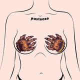 Monster Hands Werewolf Claw Nipple Pasties – Waterproof Adhesive Costume & Festival Covers