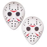 Scary Halloween Hockey Mask Nipple Pasties – Waterproof Adhesive Costume Nipple Covers