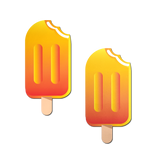 Ice Pop Popsicle Nipple Pasties – Colorful Waterproof Festival & Beach Nipple Covers