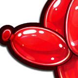 Red Balloon Animal Nipple Pasties – Waterproof Medical-Grade Adhesive Festival Breast Covers