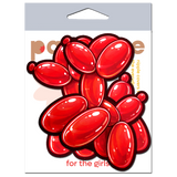 Red Balloon Animal Nipple Pasties – Waterproof Medical-Grade Adhesive Festival Breast Covers