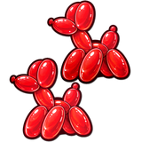 Red Balloon Animal Nipple Pasties – Waterproof Medical-Grade Adhesive Festival Breast Covers