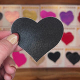 Liquid Heart Nipple Covers – Glossy Adhesive Heart Pasties for Festivals & Parties