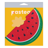 Watermelon Slice with a Bite Breast Pasties – Glitter Velvet Watermelon Nipple Covers