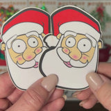 Santa Head Christmas Nipple Pasties – Waterproof Holiday Adhesive Nipple Covers