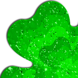Four Leaf Clover Green Glitter Velvet Shamrock Nipple Pasties | Waterproof Festival Nipple Covers