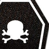 Black Coffin Glow-in-the-Dark Skull & Crossbones Nipple Covers – Halloween Adhesive Pasties