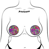 Disco Ball Glitter Nipple Covers – Shimmering Self-Adhesive Festival & Rave Pastie