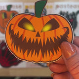 Terrifying Halloween Jack O’ Lantern Pumpkin Nipple Pasties | Waterproof Adhesive Breast Cover