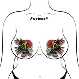 Freedom Eagle Diamond Tattoo Adhesive Nipple Pasties – Glitter Eagle Festival Breast Covers