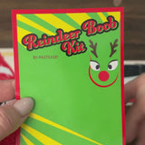 Christmas Reindeer Boob Kit Pasties – Rudolph Eyes, Nose & Antler Nipple Covers | Festive Holiday Costume Accessory
