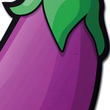 Funny Purple Eggplant Emoji Nipple Pasties | Waterproof Reusable Nipple Covers