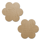 Suede Daisy Flower Nipple Covers – Soft Adhesive Floral Festival Pasties
