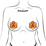 Thanksgiving Kawaii Turkey Daisy Nipple Pasties – Waterproof Hypoallergenic Adhesive Covers