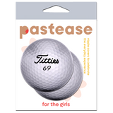 Golf Ball "Titties" Logo Nipple Pasties | Waterproof Golfing Nipple Covers