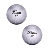 Golf Ball "Titties" Logo Nipple Pasties | Waterproof Golfing Nipple Covers