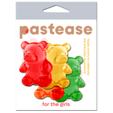 Gummy Bear Breast Pasties – Colorful Waterproof Adhesive Nipple Covers for Festivals & Parties