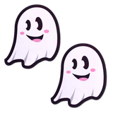 Cute White Ghost Nipple Pasties | Waterproof Halloween Costume Pasties