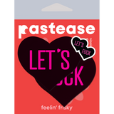 Neon Pink Heart Graphic Nipple Covers – Adhesive Festival & Party Pasties