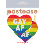 Rainbow Velvet Glitter Heart Nipple Covers – Pride Adhesive Festival Heart Pasties